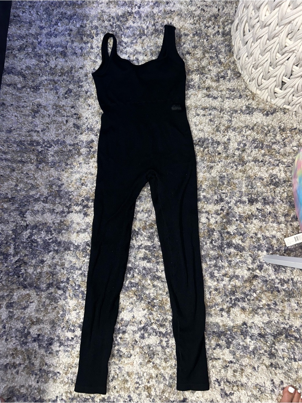 Sommer Ray Women’s Black Ribbed Tank Jumpsuit